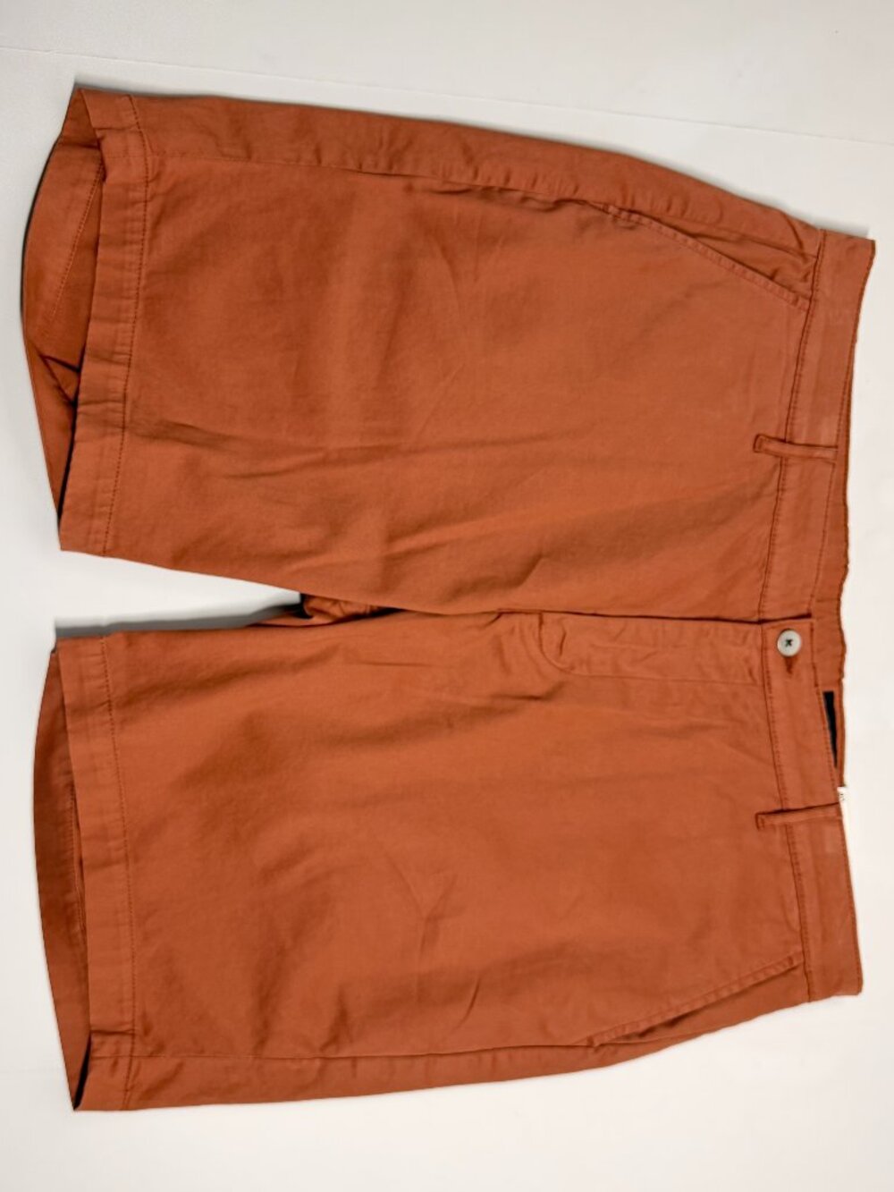 NWT AG Wanderer 8.5-Inch Stretch Cotton Slim Trouser Shorts - Brown - Size 40